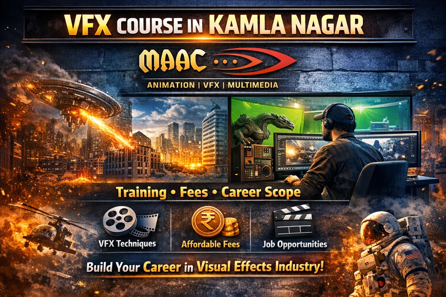 VFX Course in Kamla Nagar: MAAC Edu Training, Fees & Career Scope